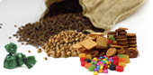 >Confezionamento di caffè e alimenti